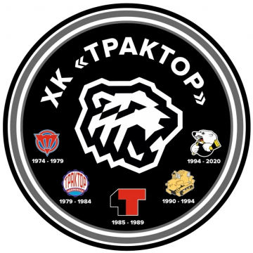 Шайба ХК Трактор Ретро логотипы